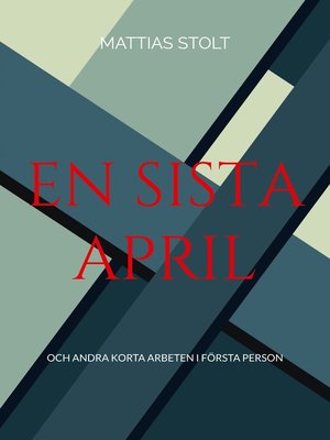 cover image of En sista April